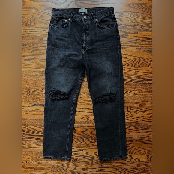 AGOLDE 90s Pinch Waist Jeans 29 in Howl black wash - Picture 1 of 9